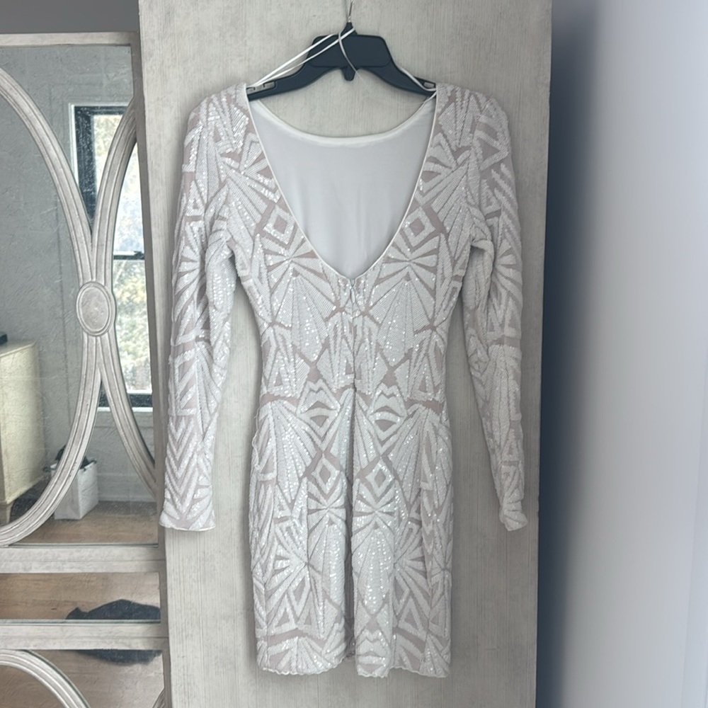 Dress The Population Lola Art Deco Sequin Dress size xs - Picture 5 of 10